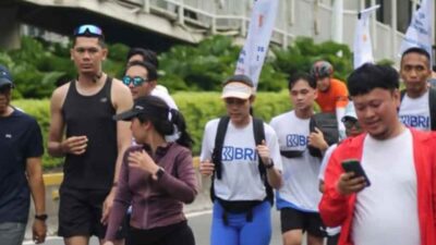 Dukung Gaya Hidup Sehat, BRI Branch Office Otista Region 6 Gelar Aksi di Car Free Day