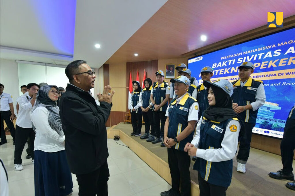 Guna Percepatan Perbaikan Infrastruktur di Aceh dan Sumatera Utara, Kementerian PU Terjunkan Tim Mahasiswa dari Politeknik PU