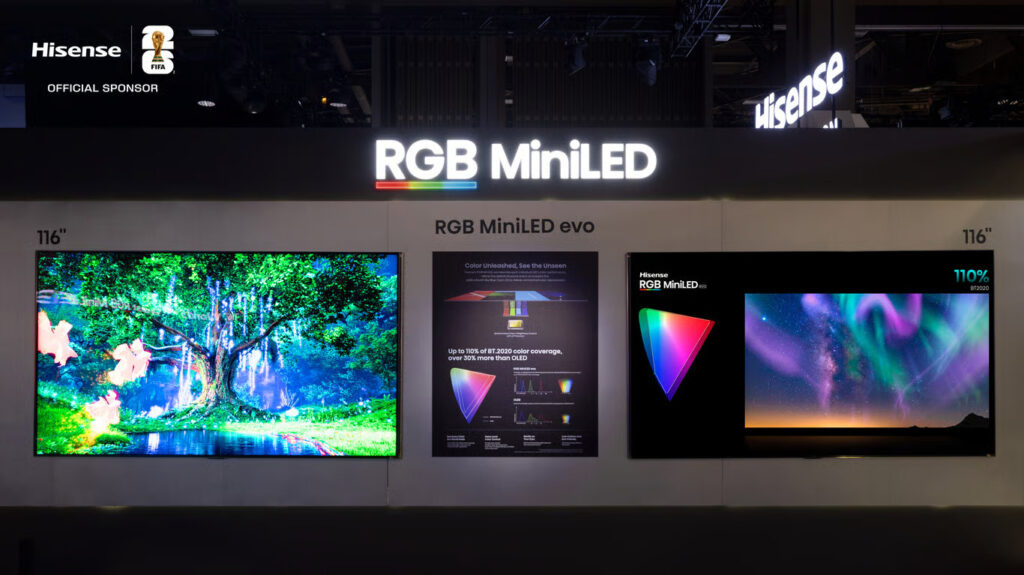 Hisense Debutkan 116UXS dan XR10, Mendorong RGB MiniLED Memasuki Era Baru di CES