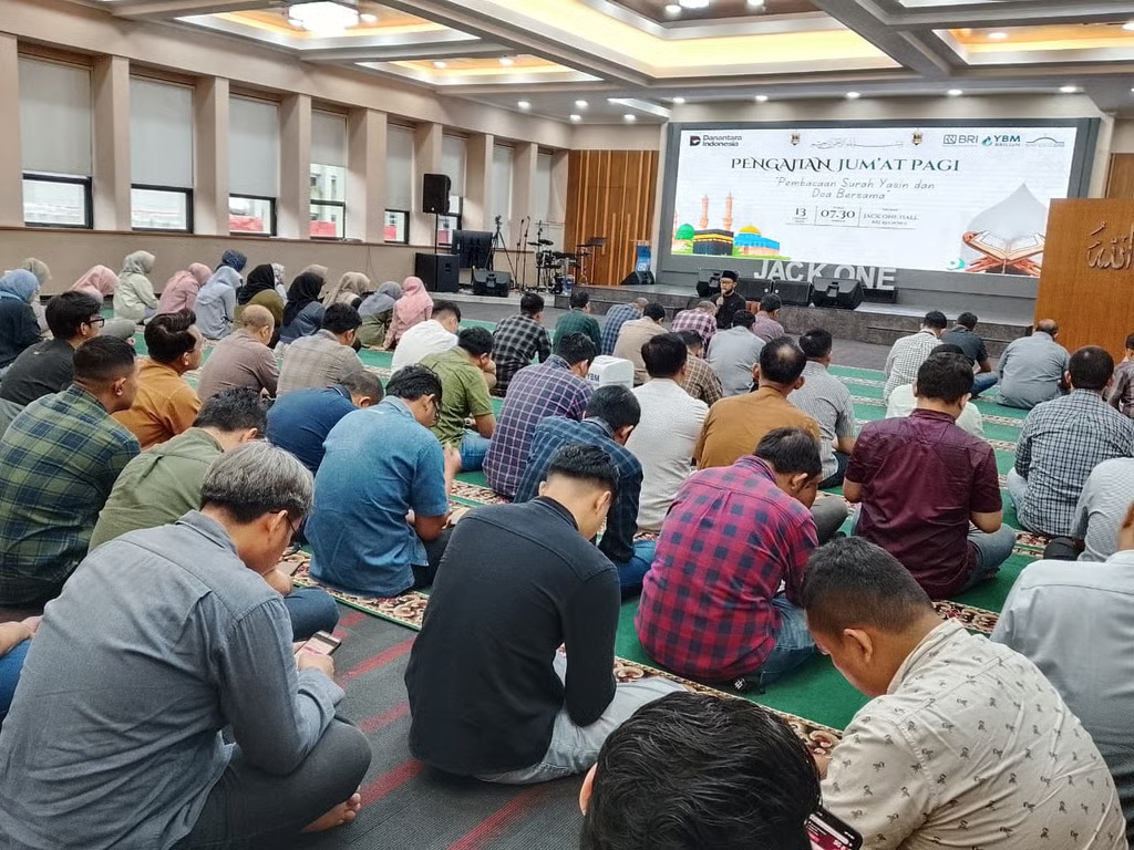 Pengajian Rutin BRI Region 6 Jakarta 1 Hadirkan Nuansa Kebersamaan Jelang Ramadan
